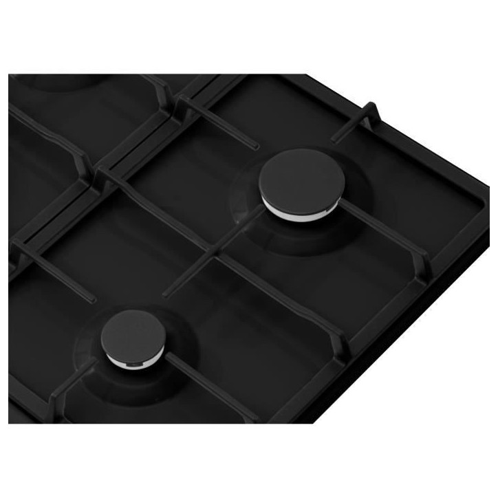 Table de cuisson a gaz - AMICA - 4 foyers - 9,9 x 59 x 52 - PGA6101ApCb RETRO - Noir Table de cuisson a gaz - AMICA - 4 foyers - 9,9 x 59 x 52 - PGA6101ApCb RETRO - Noir