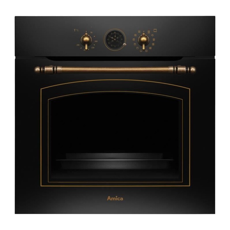 Four multifonction - Catalyse - AMICA - ED17319B RETRO - Noir - 59,5 x Four multifonction - Catalyse - AMICA - ED17319B RETRO - Noir - 59,5 x