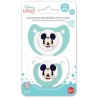 Lot de 2 sucettes - THERMOBABY - Silicone orthodontique - Avec clip pr