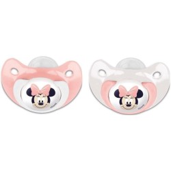 Lot de 2 sucettes - THERMOBABY - Silicone orthodontique - Avec clip pr