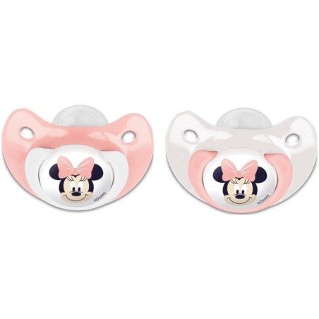 Lot de 2 sucettes - THERMOBABY - Silicone orthodontique - Avec clip pr