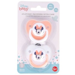 Lot de 2 sucettes - THERMOBABY - Silicone orthodontique - Avec clip pr