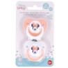 Lot de 2 sucettes - THERMOBABY - Silicone orthodontique - Avec clip pr