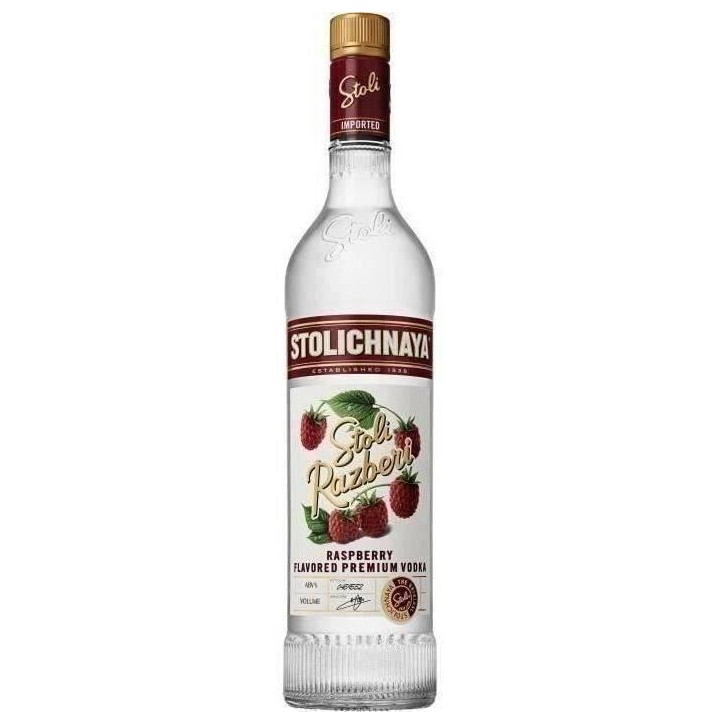 Stoli - Razberi - Vodka - 37,5% Vol. - 70 cl