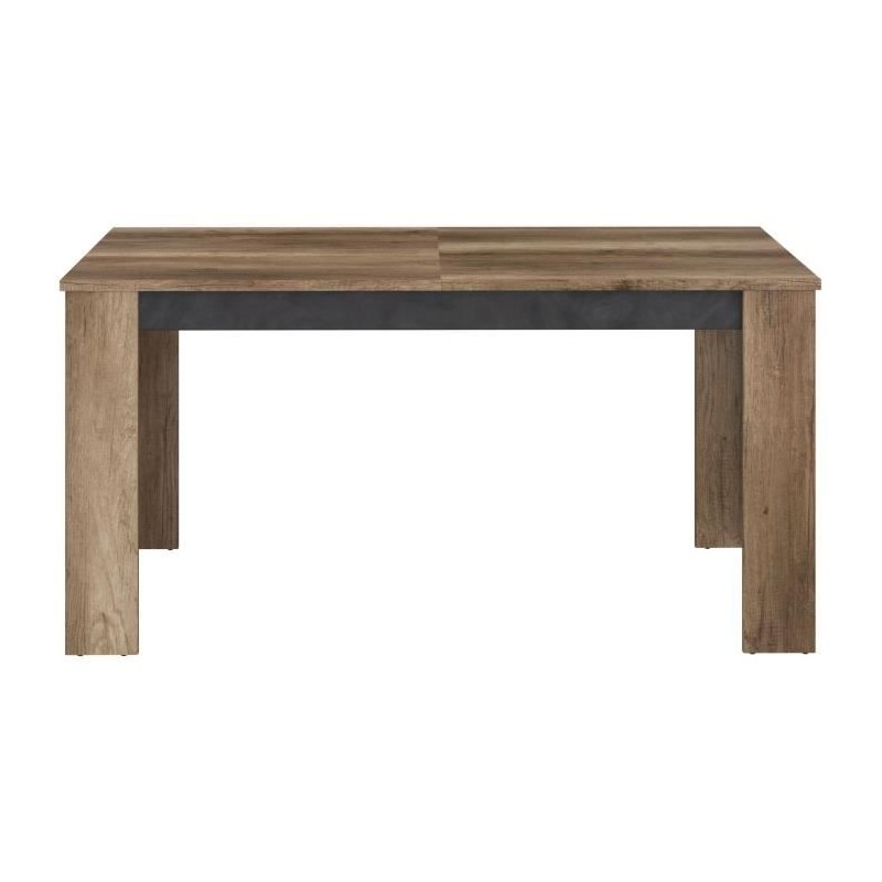 Table a manger extensible - STEIN - Rectangulaire - Chene et steam Bla Table a manger extensible - STEIN - Rectangulaire - Chene et steam Bla