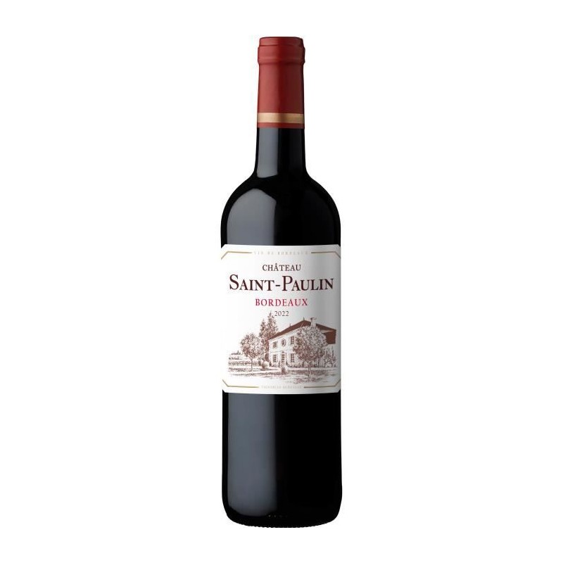 Château Saint-Paulin 2022 Bordeaux - Vin rouge de Bordeaux Château Saint-Paulin 2022 Bordeaux - Vin rouge de Bordeaux