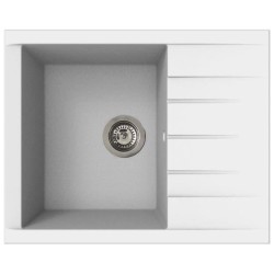Evier - Résine SMC - Blanc uni - A encastrer - STRADOUR - Cube 1C XS