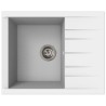 Evier - Résine SMC - Blanc uni - A encastrer - STRADOUR - Cube 1C XS