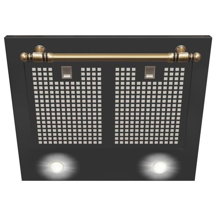 Hotte retro décorative murale - AMICA - OKC6212RA - 76/104 x 60 x 50 cm - Noir Hotte retro décorative murale - AMICA - OKC6212RA - 76/104 x 60 x 50 cm - Noir