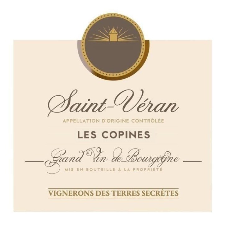 Vignerons des Terres Secretes Les Copines 2023 Saint-Véran - Vin blanc de Bourgogne