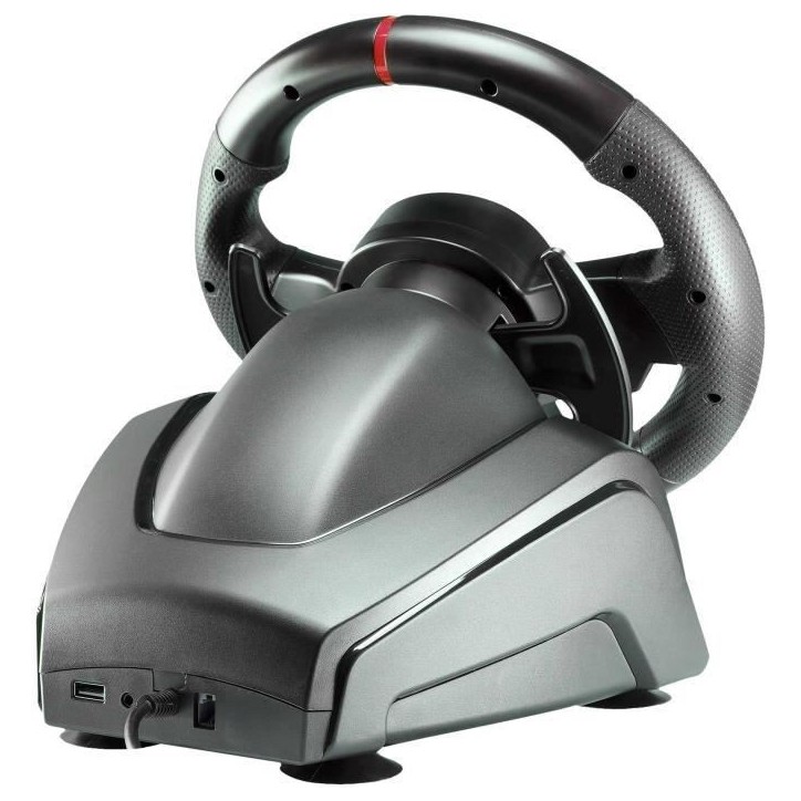 Volant de course - SUPERDRIVE - GS650-X - Levier de vitesse manuel - 3 pédales - Palettes - PS4 / Xbox Volant de course - SUPERDRIVE - GS650-X - Levier de vitesse manuel - 3 pédales - Palettes - PS4 / Xbox