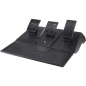 Volant de course - SUPERDRIVE - GS650-X - Levier de vitesse manuel - 3 pédales - Palettes - PS4 / Xbox