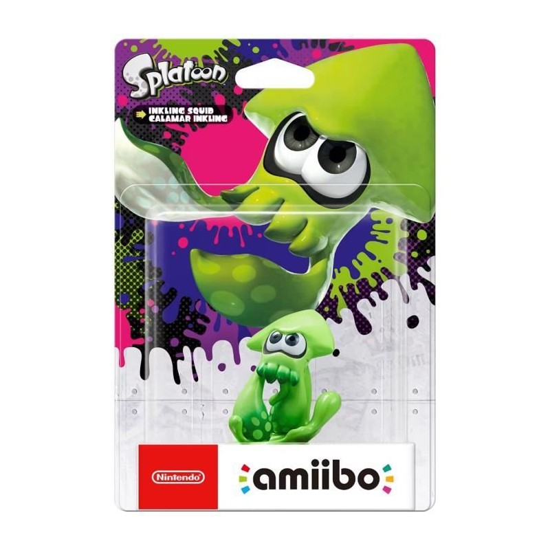 Figurine Amiibo - Calamar Inkling • Collection Splatoon Figurine Amiibo - Calamar Inkling • Collection Splatoon