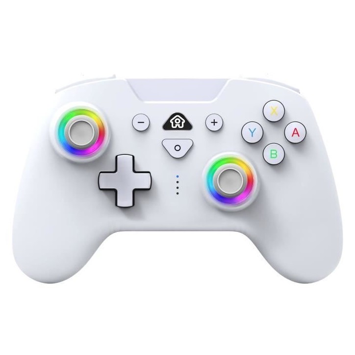 Manette sans fil - SUBSONIC - Switch 2 / Switch - LEDs programmables - Vibrations - Gyroscope - Blanc Manette sans fil - SUBSONIC - Switch 2 / Switch - LEDs programmables - Vibrations - Gyroscope - Blanc