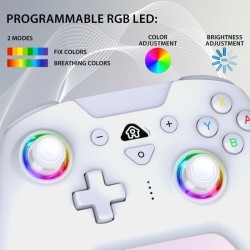 Manette sans fil - SUBSONIC - Switch 2 / Switch - LEDs programmables -