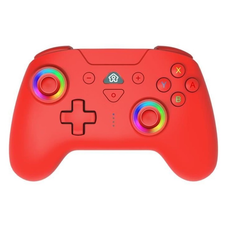 Manette sans fil - SUBSONIC - Switch 2 / Switch - LEDs programmables - Vibrations - Gyroscope - Rouge Manette sans fil - SUBSONIC - Switch 2 / Switch - LEDs programmables - Vibrations - Gyroscope - Rouge