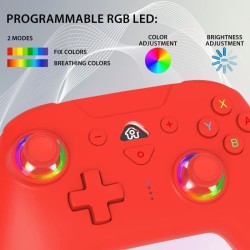 Manette sans fil - SUBSONIC - Switch 2 / Switch - LEDs programmables -