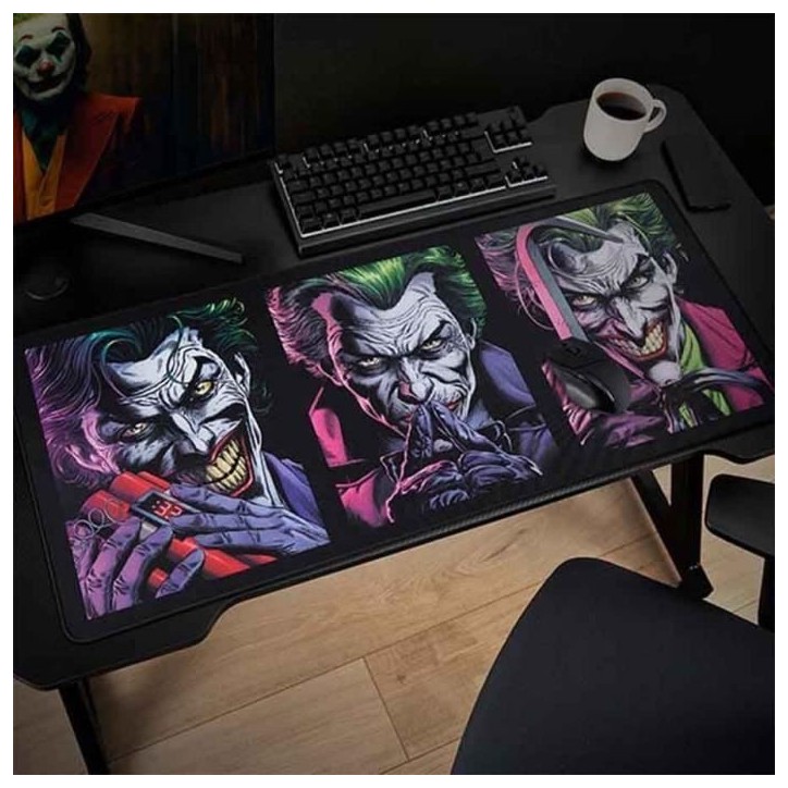 Tapis de souris XXL - SUBSONIC - Joker - 90 cm x 40 cm - Antidérapant - Haute qualité Tapis de souris XXL - SUBSONIC - Joker - 90 cm x 40 cm - Antidérapant - Haute qualité
