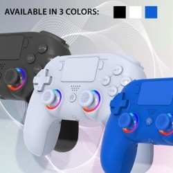 Manette sans fil - SUBSONIC - PS4 - LED - Vibrations - Prise casque -