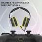 Manette sans fil - SUBSONIC - PS4 - LED - Vibrations - Prise casque - Noir