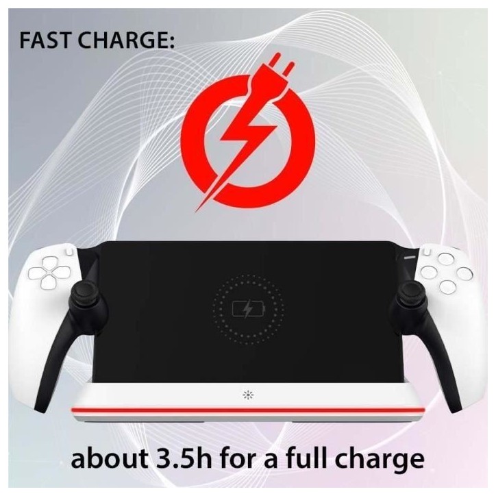 Station de recharge - SUBSONIC - Chargeur PS Portal a LED - Support avec LED RVB - Accessoire PS Portal Station de recharge - SUBSONIC - Chargeur PS Portal a LED - Support avec LED RVB - Accessoire PS Portal