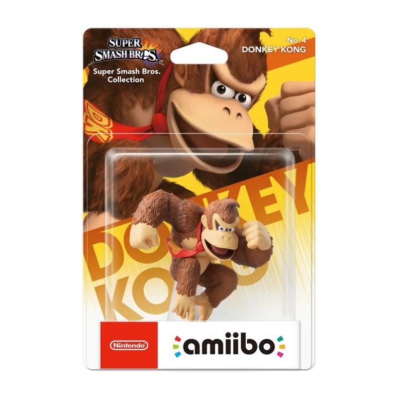 Figurine Amiibo - Donkey Kong N°4 • Collection Super Smash Bros. Figurine Amiibo - Donkey Kong N°4 • Collection Super Smash Bros.