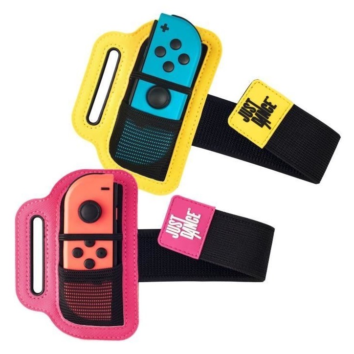 Accessoires Just Dance - SUBSONIC - Dance Straps - Pack de 2 brassards - Pour Joy-Con - Réglables Accessoires Just Dance - SUBSONIC - Dance Straps - Pack de 2 brassards - Pour Joy-Con - Réglables