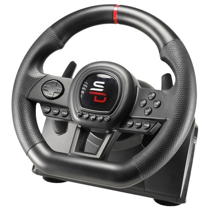Volant de course - SUPERDRIVE - SV650 - Avec pédalier - Palettes - Vibrations - Multi-plateformes Volant de course - SUPERDRIVE - SV650 - Avec pédalier - Palettes - Vibrations - Multi-plateformes