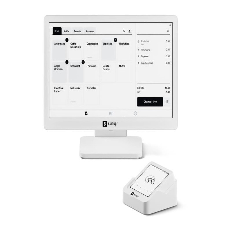 Systeme de Caisse Lite et terminal Solo - SUMUP - POS Lite + Solo card