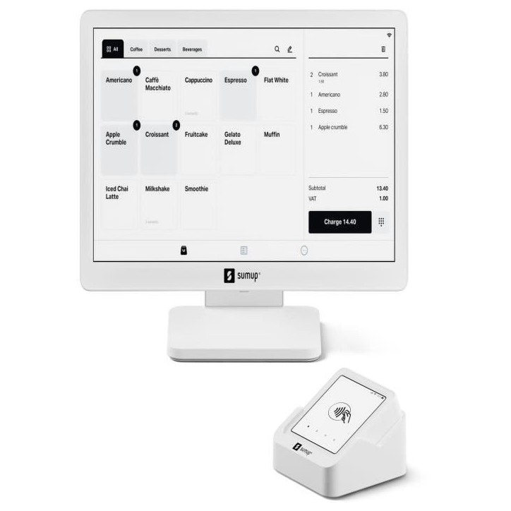 Systeme de Caisse Lite et terminal Solo - SUMUP - POS Lite + Solo card reader