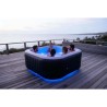 Spa gonflable avec bandeau LED SUNSPA - AC02-LED - 185 x 65 cm - 6 pla