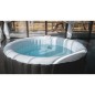 Spa gonflable SUNSPA - AF01 - 208 x 65 cm - 6 places - Rond (Livré avec filtre, cadenas, tapis de sol et couverture) Spa gonflable SUNSPA - AF01 - 208 x 65 cm - 6 places - Rond (Livré avec filtre, cadenas, tapis de sol et couverture)