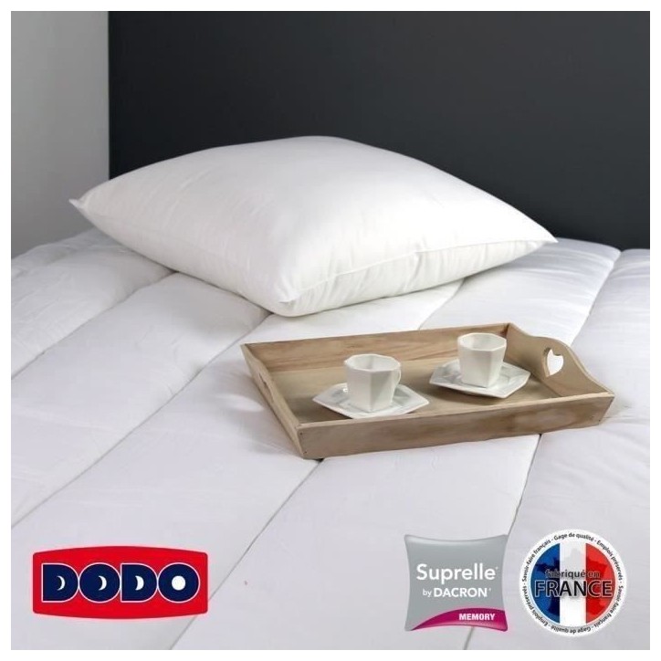 DODO Oreiller a mémoire de forme SUPRELLE MEMORY 65x65cm