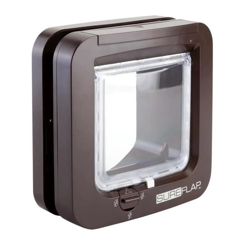SUREFLAP Chatiere a puce électronique - Marron - 142 mm x 120 mm (Mé SUREFLAP Chatiere a puce électronique - Marron - 142 mm x 120 mm (Mé