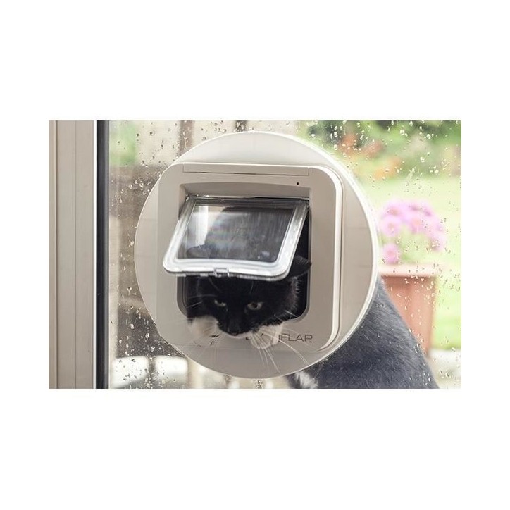 SUREFLAP Chatiere a puce électronique - Marron - 142 mm x 120 mm (Mémorisation d'un maximum de 32 puces)