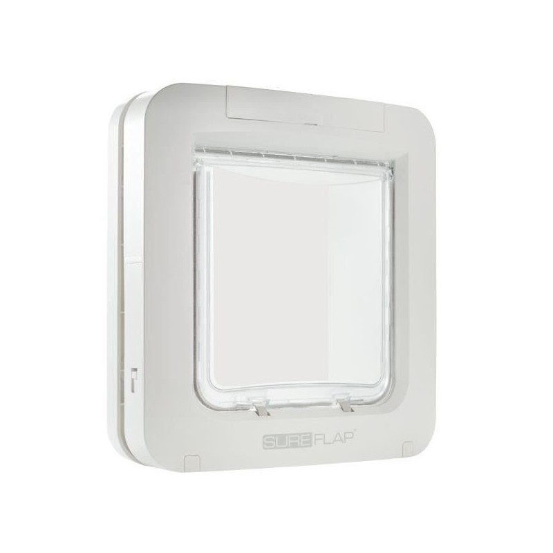 SUREFLAP Grande chatiere a puce électronique - Blanc - 178 mm x 170 m SUREFLAP Grande chatiere a puce électronique - Blanc - 178 mm x 170 m