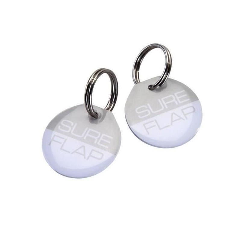 Médaillon d'identification - SUREFLAP - Lot de 2 - Radiofréquence - Médaillon d'identification - SUREFLAP - Lot de 2 - Radiofréquence -