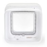 SUREFLAP Chatiere a puce électronique DualScan - Blanc - 142 mm x 120