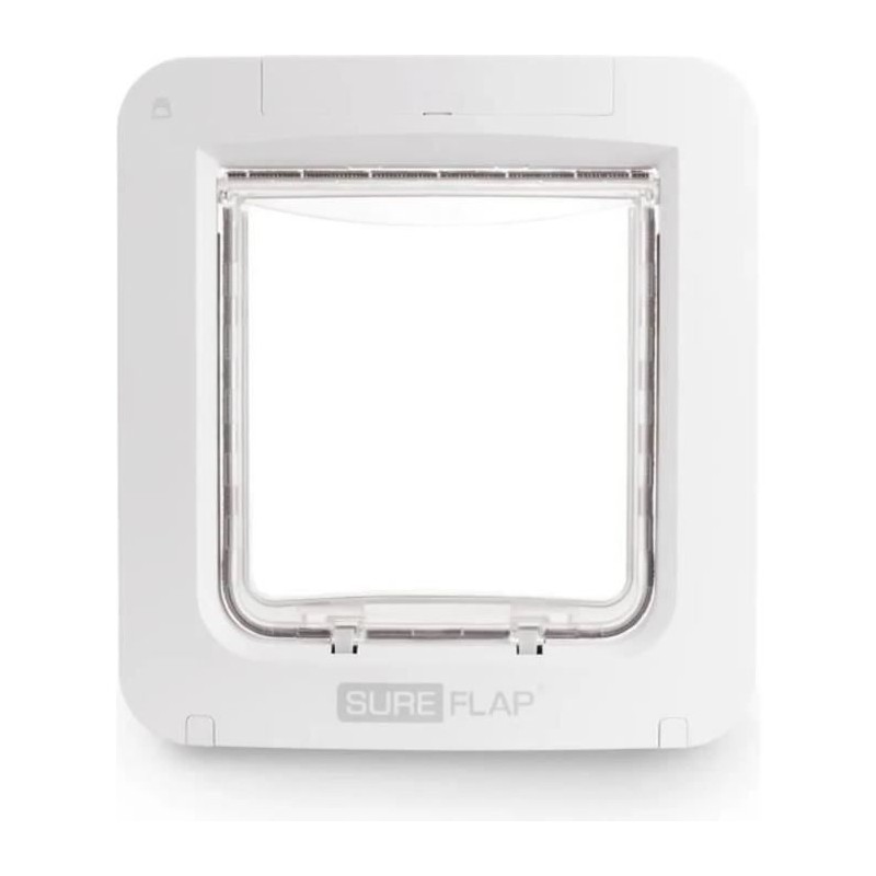 SUREFLAP Grande Chatiere a Puce électronique Connecté - Blanc - 178