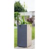 Bac a fleurs Carré Haut 40 cm - EDA - Graphit - 31 L - 39,5 x 39,5 x