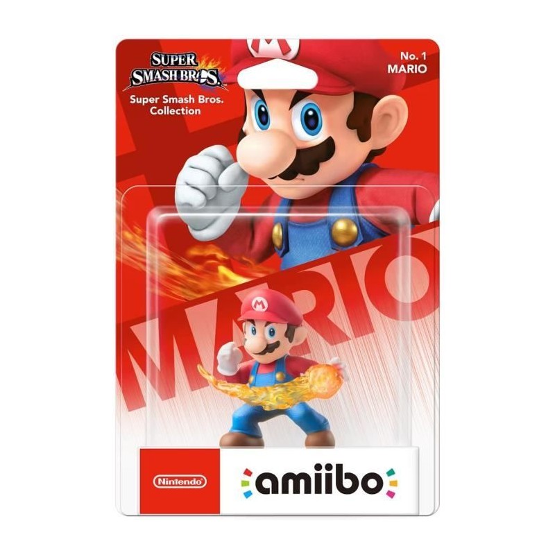 Figurine Amiibo - Mario N°1 • Collection Super Smash Bros. Figurine Amiibo - Mario N°1 • Collection Super Smash Bros.