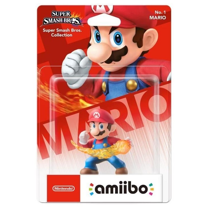 Figurine Amiibo - Mario N°1 • Collection Super Smash Bros.