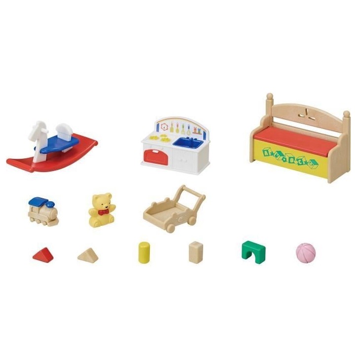 Figurines miniatures - SYLVANIAN FAMILIES - Le coffre a jouets des bébés