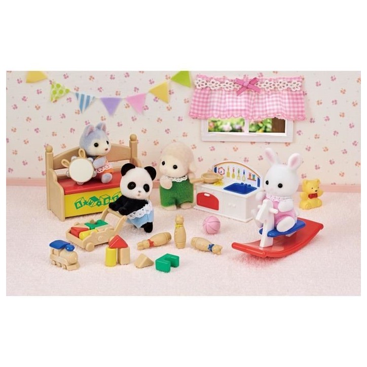 Figurines miniatures - SYLVANIAN FAMILIES - Le coffre a jouets des bébés