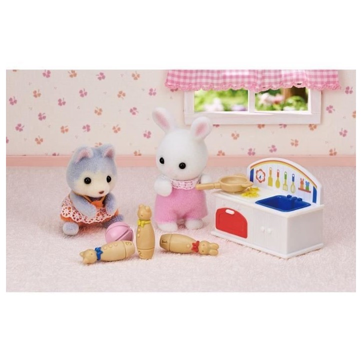 Figurines miniatures - SYLVANIAN FAMILIES - Le coffre a jouets des bébés