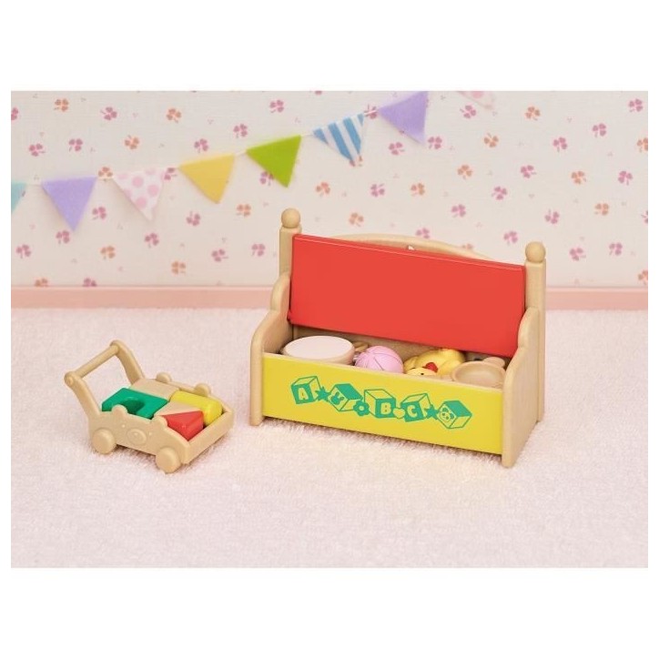 Figurines miniatures - SYLVANIAN FAMILIES - Le coffre a jouets des bébés