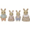 Poupée - SYLVANIAN FAMILIES - La famille Lapin Creme - Articulée et