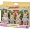 Poupée - SYLVANIAN FAMILIES - La famille Lapin Creme - Articulée et