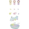 Figurines miniatures - SYLVANIAN FAMILIES - 5707 - Les triplés Lapin