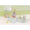 Figurines miniatures - SYLVANIAN FAMILIES - 5707 - Les triplés Lapin